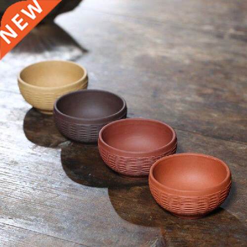 4pcs/set Handmade Crafts Chinese Drink Tea Tool Purple Clay