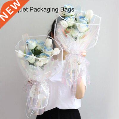 30Pcs New Bouquet Wrapping Bags Transparent Waterproof