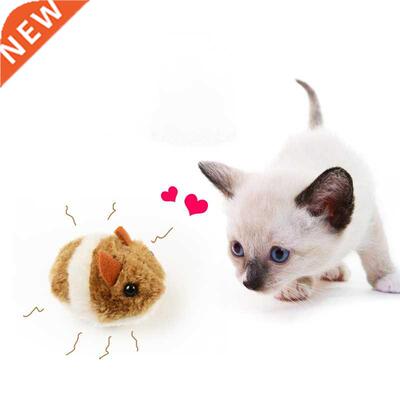 1PC Plush Cat Toys Funny Dog Toys Shaking Movement Little Mo