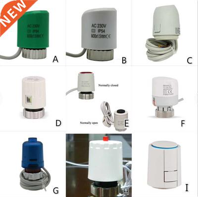 24V 20V NO NC electric thermal actuator valve head for ther