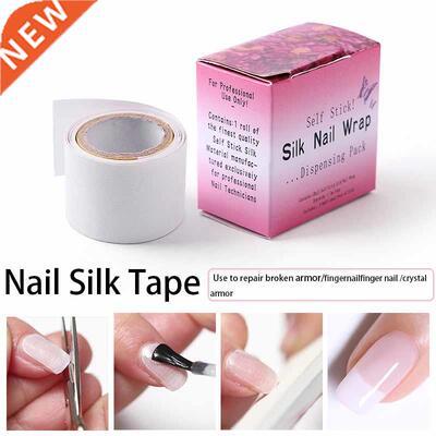 1 Roll Nal Art Repar Fberglass Slk Wrap Self Adhesve Ta