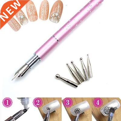 hot sale Gel Design Dotting Nail Art Painting Pen with 5