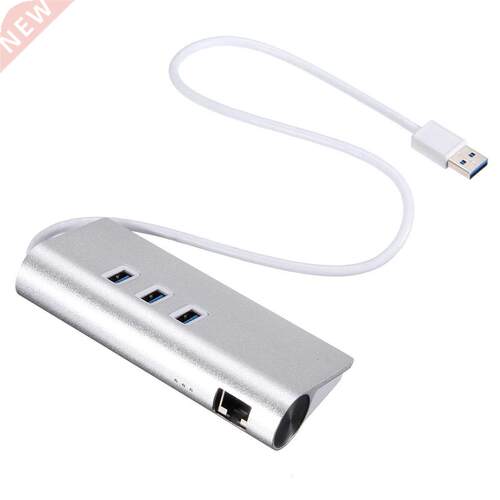 Alu 3 Ports US 3.0 Hu LAN RJ45 Adapter Gigait Ethernet