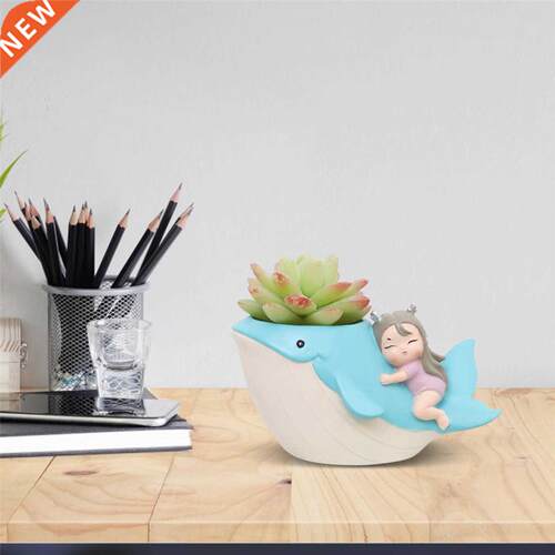 Whale Planter Resin Mold Flower Pot Cement Mold Candle