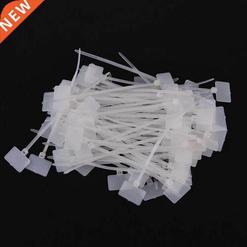 11 100Pcs/Lot Self-Locking Plastic Cable Zip Loop Ties Ca