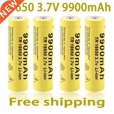 2-20pcs/Lot 18650 battery 3.7V 9900mAh rechargeable liion ba