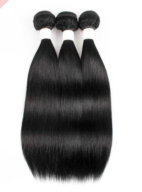 Kisshair #1 human hair bundles jet black pre-colored Peruvia
