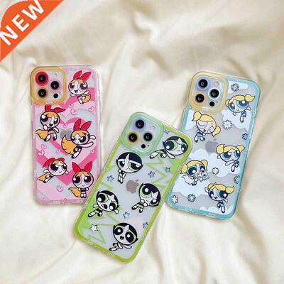 Bandai Cute Cartoon Powerpuff Girls Phone ver For iPhone 11