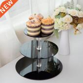 Stand European Style Three Cupcake Cake Pastry Fruit layer
