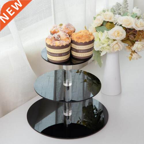Three-layer Cake Stand European Style Pastry Cupcake Fruit