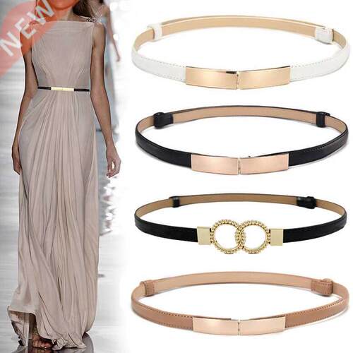 Fashion PU Leather Belts For Women Soft Dress Belt Lies Th