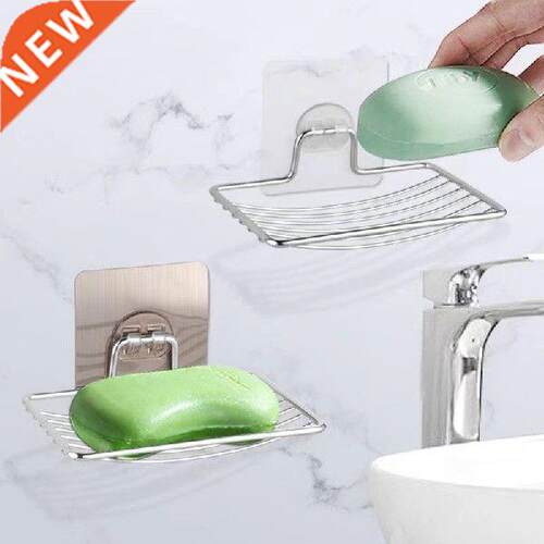 Stainless Steel Soap Dish Bathroom Storage Soap Rack Plate