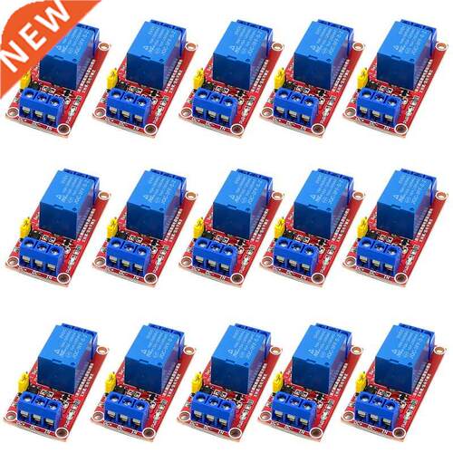15 Pieces 5V Relay Module 1-Channel Relay Control Boards wit
