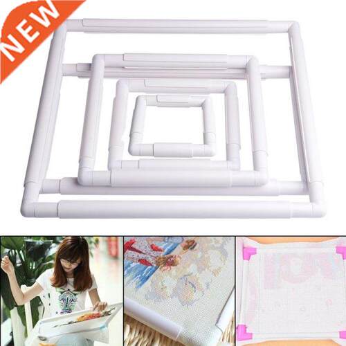 Handhold Square Shape Embroidery Plastic Frame Hoop Cross St