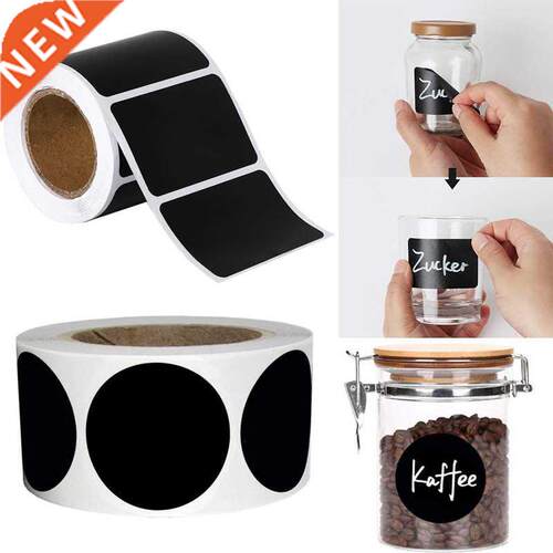 120Pcs/Set Waterproof Chalkboard Kitchen Spice Label Sticker