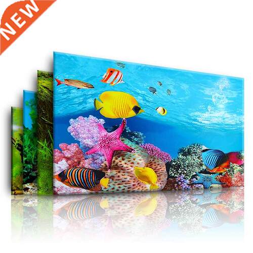 Background for Aquarium 3d Sticker Poster Fish Tank Aquari