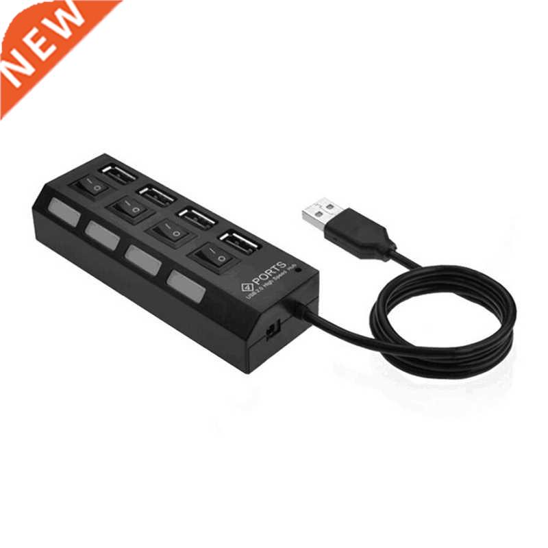 hot-USB4 port 2 Splitter with switch HUB 4-hole Independent