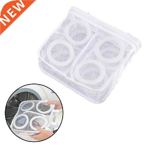 Laundry Bag Shoes Washing Drying Separated Mesh Sneakers