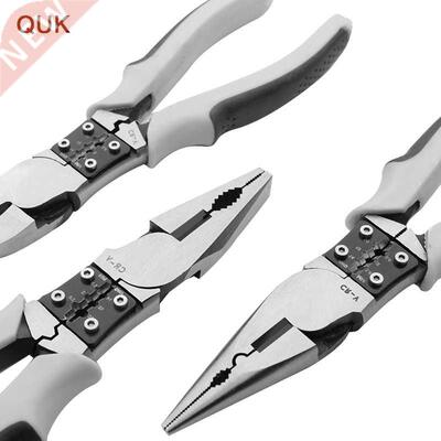 QK Multitool Pliers Set Wire Stripper Crimper Cable Cutter C