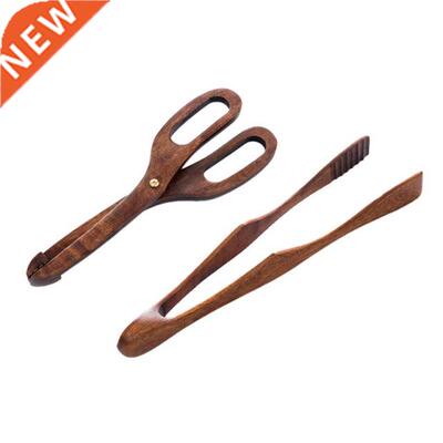 Wooden Food Tongs Baking Special Bread Tongs Food Tongs Kitc