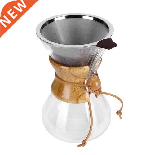 Pour Over Coffee Maker With Stainless Steel Filter Coffee Dr