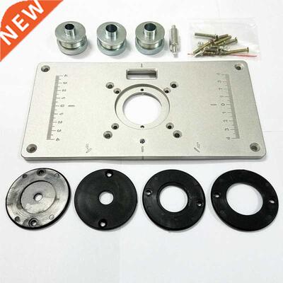 700C Aluminum Plate 4Pcs Insert Rings Wood Router Table For