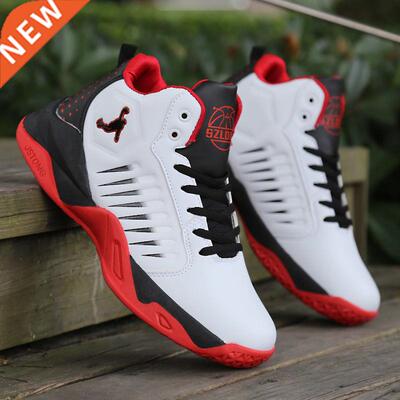 Basketball Shoes Men Breathable Sneakers for Men Leather Non