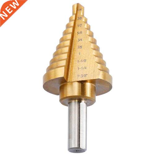 Step Drill Cone Drill Bits, 10 Steps 1/4 to 1-/8 inch
