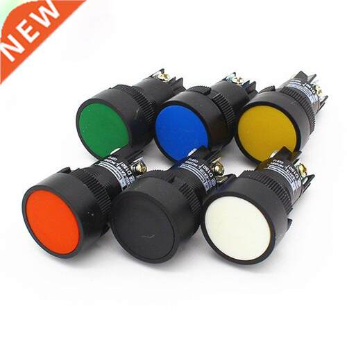 10pcs 22mm momentary Push button switch red green blue yello