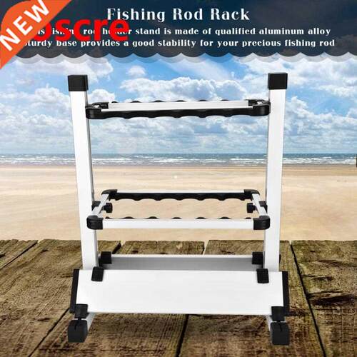 Lightweight Aluminum Alloy Fishing Rod Rack Holder Stand Fis
