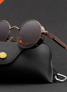 Classic Gothic Steampunk Sunglasses Women Brand Designer Vin