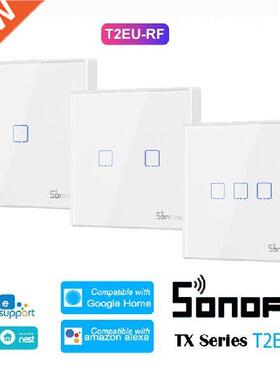 Sonoff T2EU-RF 86 Type Wandpaneel Sticky 433Mhz Draadloze
