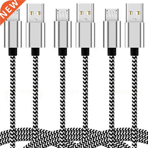 USB Charging Cable 10FT 3m Nylon Braided Controller Charger