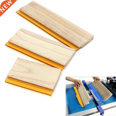 3pcs/lot Wearproof Silk Screen Printing Squeegees Blade Wood