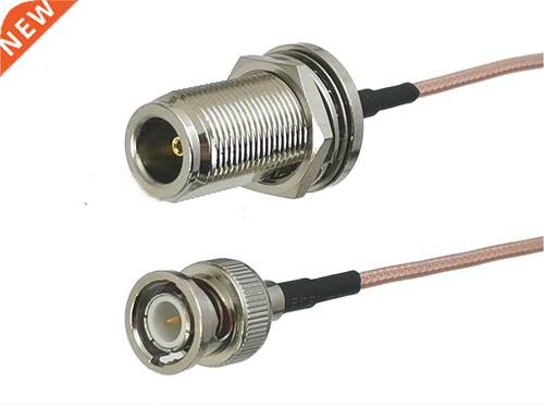 1Pcs RG316 N Female jack Bulkhead Nut to BNC Male plug Conne