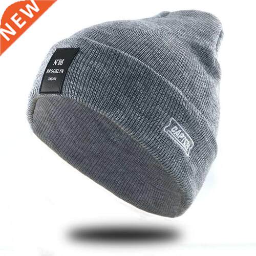 New BROOKLYN beanie hat for men women cotton soft fashion wi