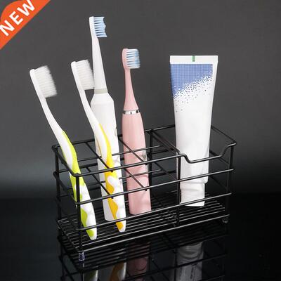 Stainless Steel Toothbrush Toothpaste Cup Holder Stand for