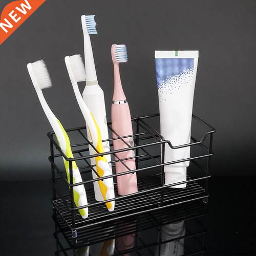 Stainless Steel Toothbrush Toothpaste Cup Holder Stand for