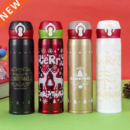 Flask Water-Bottle Termos Christmas-Insulated-Thermos Double