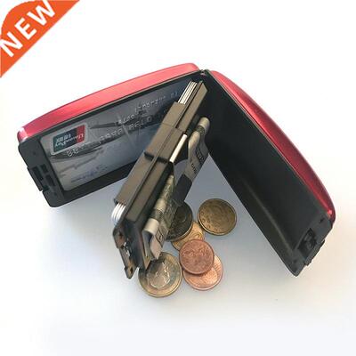 coin purses Men's Wallet Rigid Aluminum Credit Card Case Ant