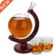 Glass Decanter Crystal Globe Wine Alcohol Party