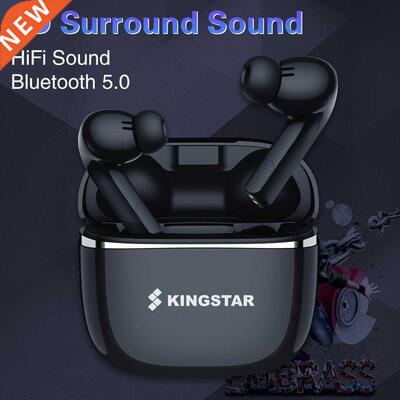 KINGSTAR TWS Wireless Bluetooth Earphones HiFi Gaming Heads