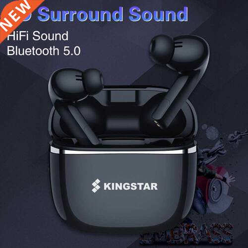 KINGSTAR TWS Wireless Bluetooth Earphones HiFi Gaming Heads