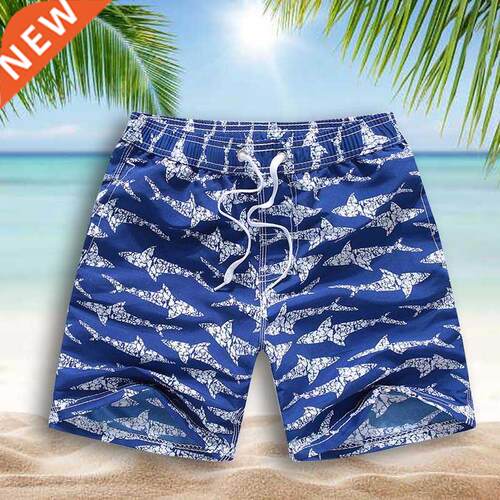 -14 Years Beach Shorts Shark 2022 Boys Swimsuit Trunks Styl