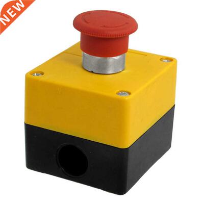 AC 240V A Latching NC Emergency Stop Red Mushroom Push Butt