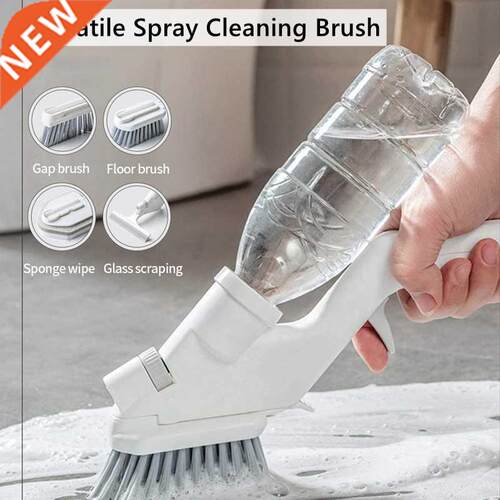 Multfuncton Ktchen Spray Cleanng Brush Set Long Handle