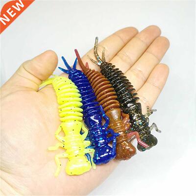 10PCS/Fshng Larvae Soft bat5cm55mm/75mm/100mm Artfcal