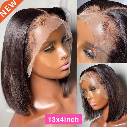 Rosabeauty Brazilian 13x6 Transparent Bob Human Hair Wigs Pr