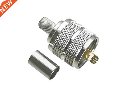 1Pcs Connector UHF PL259 Male Plug Crimp RG8X LMR240 RF Adap
