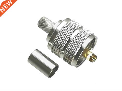 1Pcs Connector UHF PL259 Male Plug Crimp RG8X LMR240 RF Adap